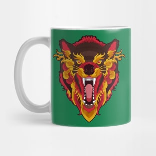 Angry Ethic Wolf Mug